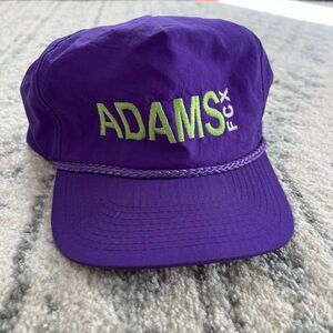 Purple Adams Snap Back Hat